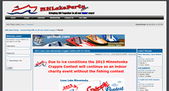 Desktop Screenshot of mnlakeparty.com